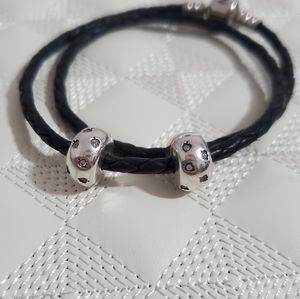 Pandora sparkling leaves clips